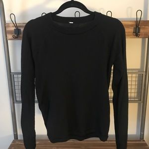Lululemon black wool sweater
